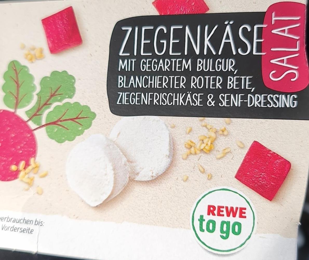 Fotografie - Ziegenkäse Salat Rewe to go