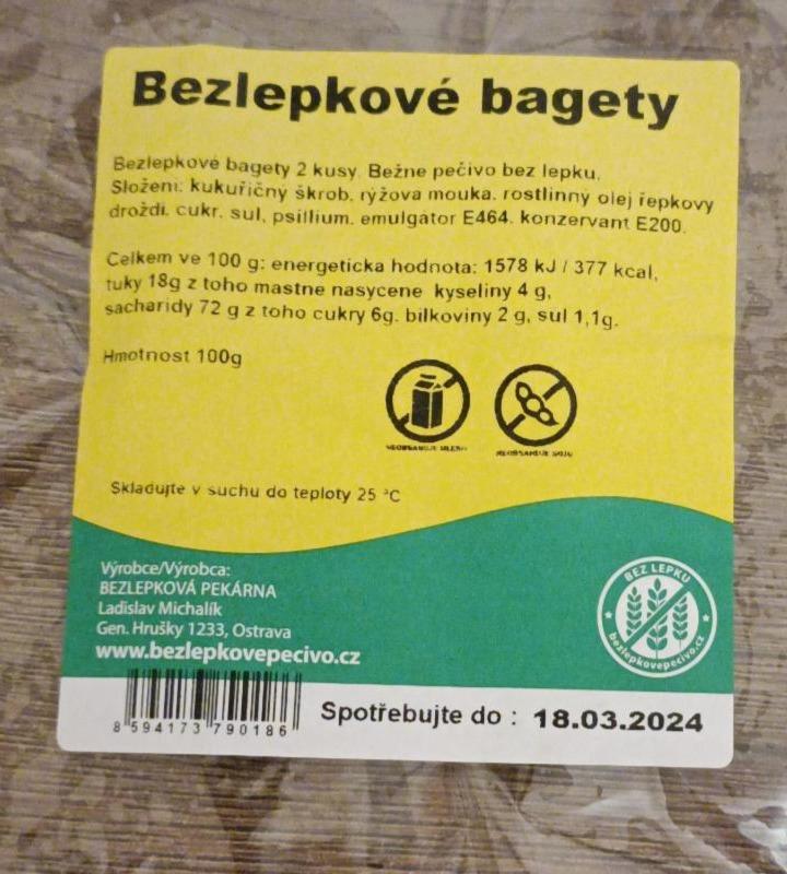 Fotografie - Bezlepkové bagety Bezlepková pekárna