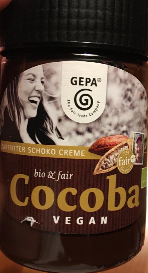 Fotografie - Zartbitter Schoko Creme Bio & Fair Cocoba Gepa