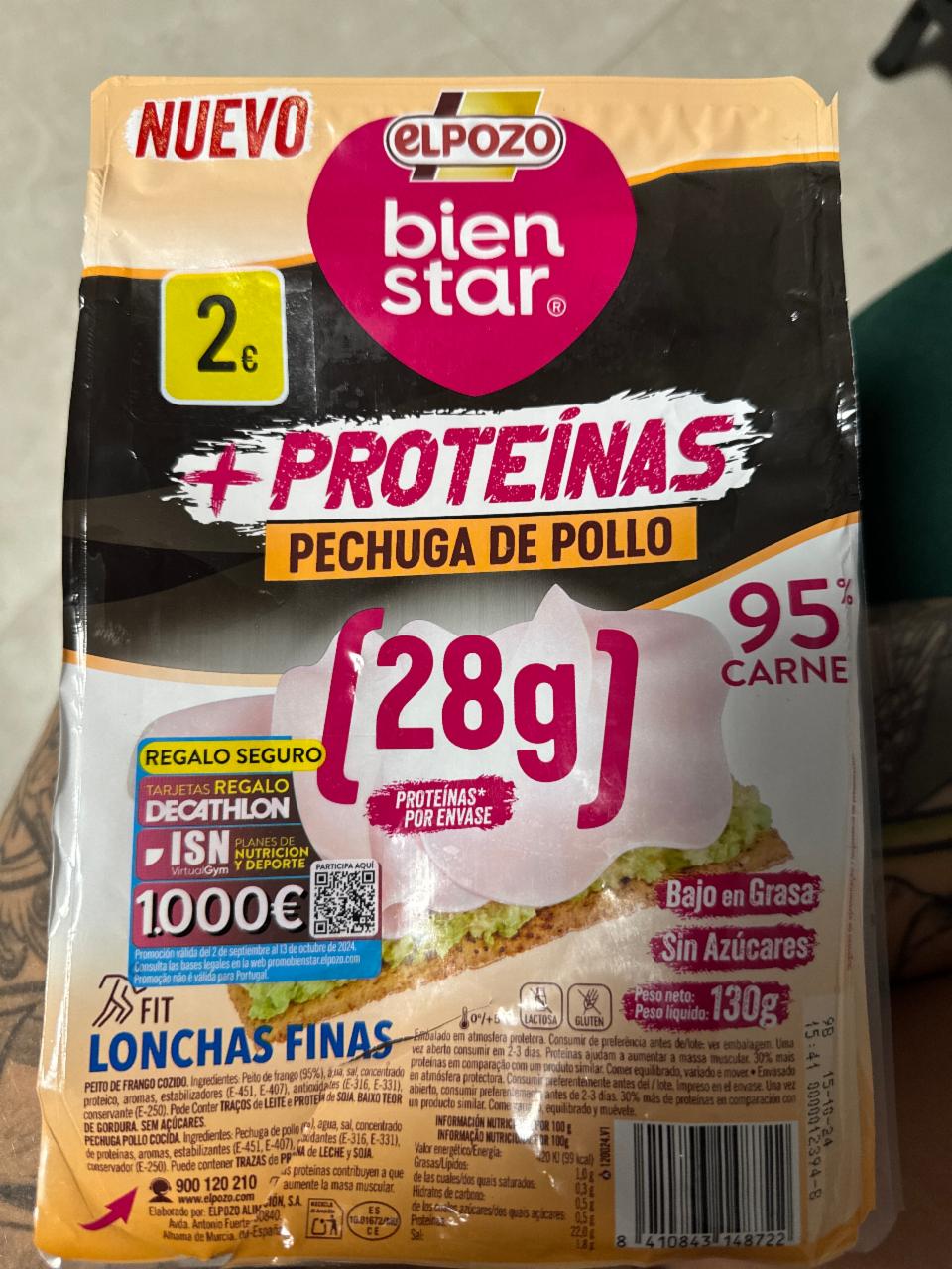 Fotografie - Bien star pechuga de pollo + proteínas Elpozo