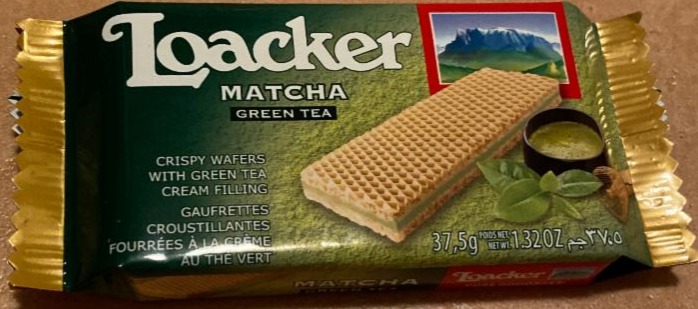 Fotografie - Crispy Wafers Matcha Green Tea Loacker