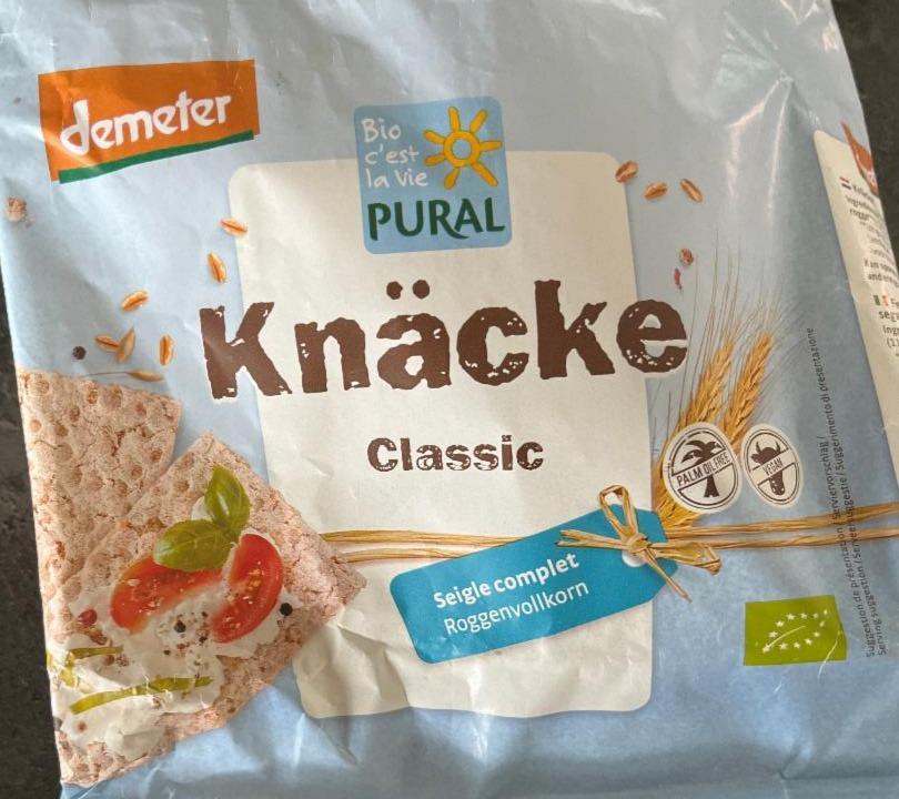 Fotografie - Pural Knäckenbrot Classic Demeter