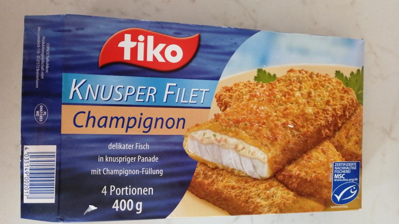 Fotografie - Knusper Filet Chapignons Tiko