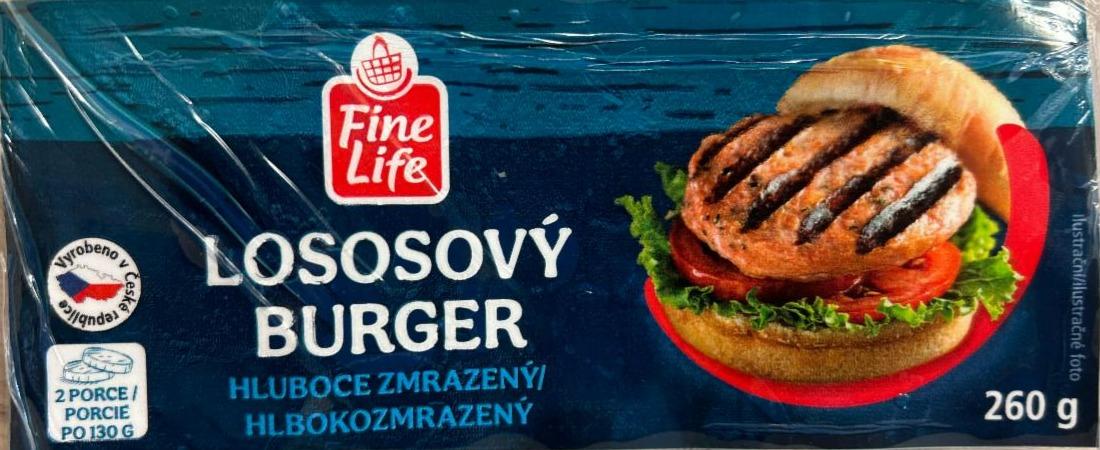 Fotografie - Lososový Burger Fine Life