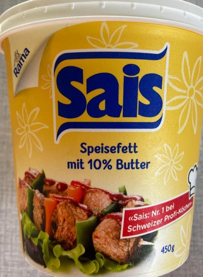 Fotografie - Sais speisefett mit 10% butter Rama