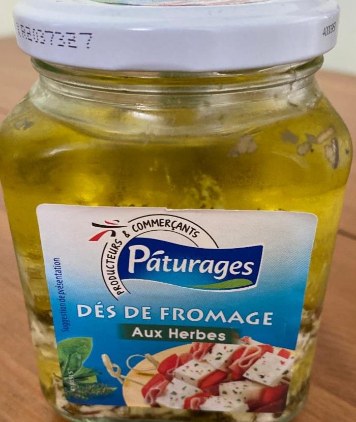 Fotografie - Páturages Dés De Fromage Aux Herbes