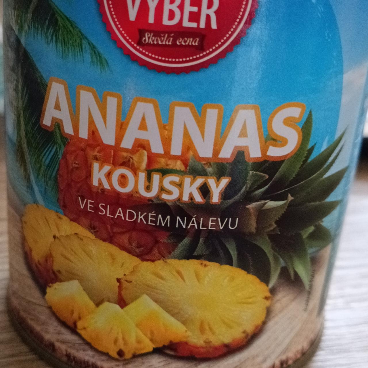 Fotografie - Ananas kousky ve sladkém nálevu Dobrý výběr