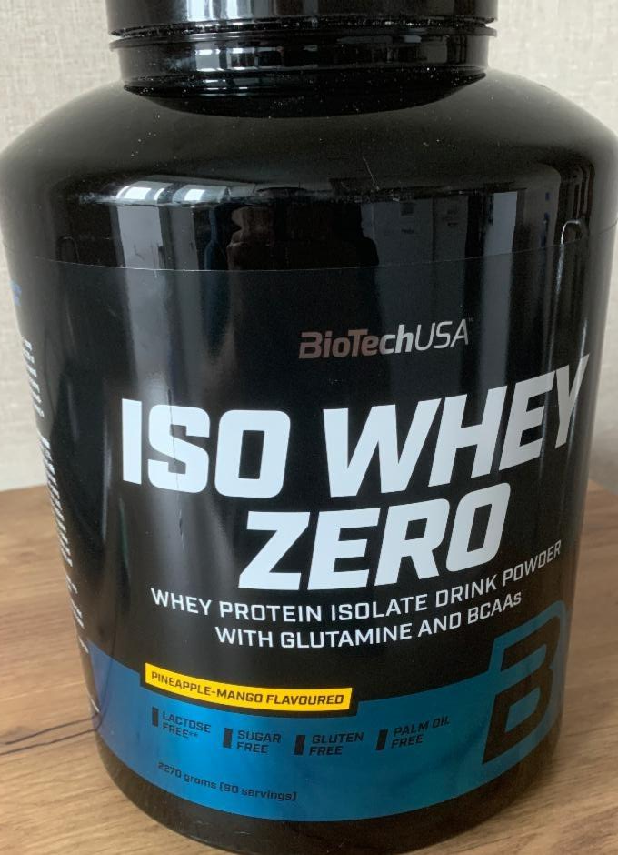 Fotografie - Iso Whey Zero Pineapple-Mango BioTechUSA