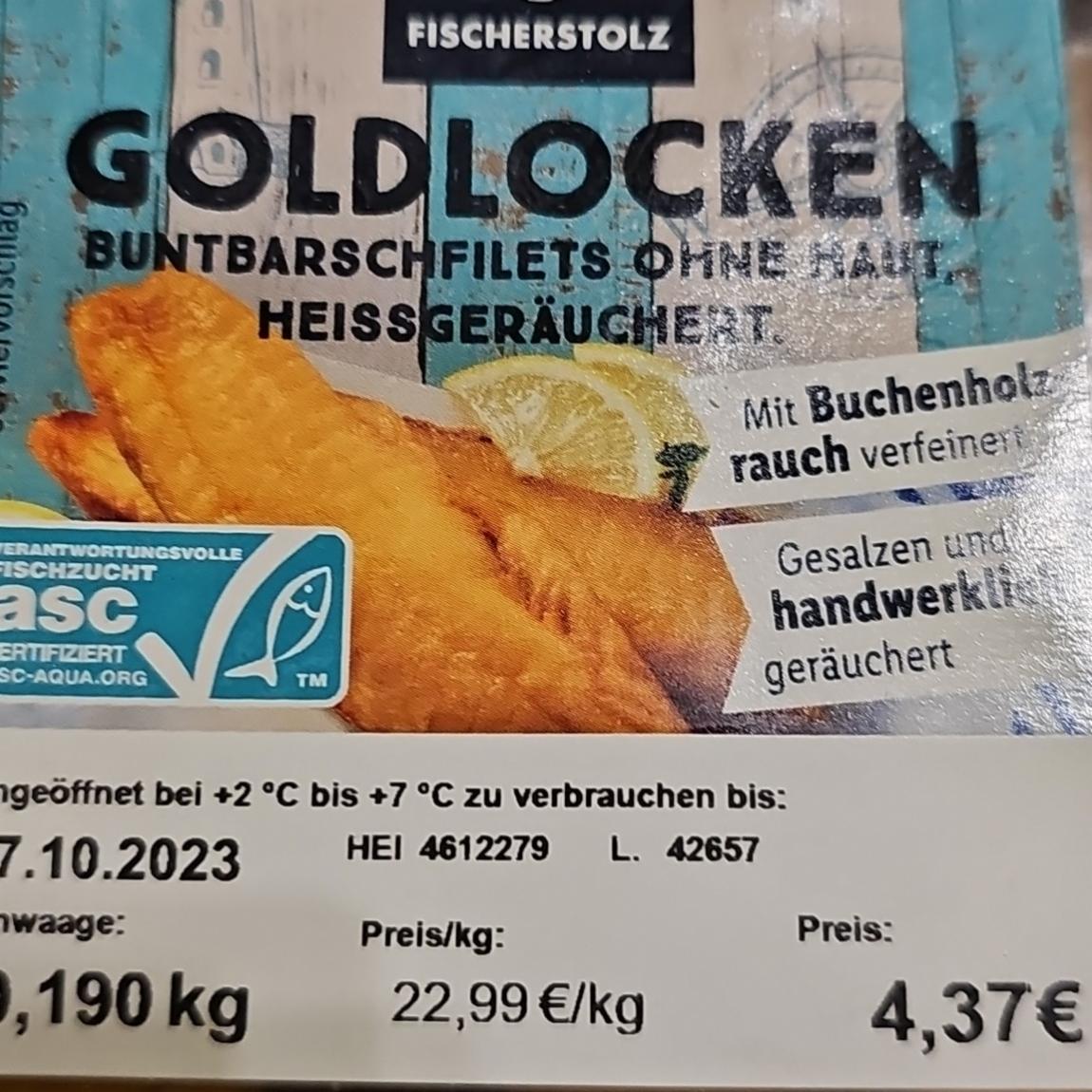 Fotografie - Goldlocken buntbarschfilets ohne haut FischerStolz