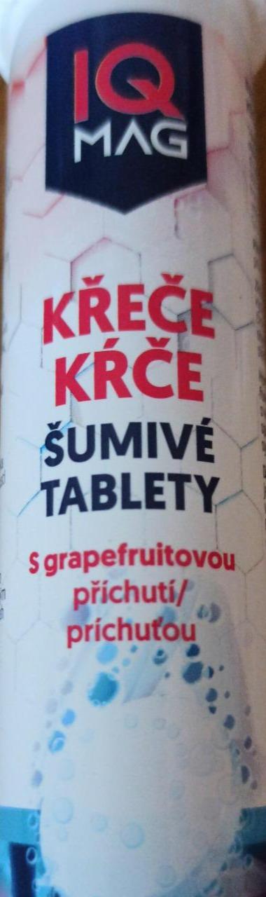 Fotografie - Křeče šumivé tablety s grapefruitovou příchutí IQ Mag