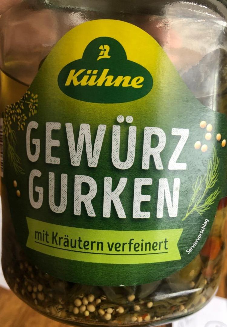 Fotografie - gewürz gurken Kühne