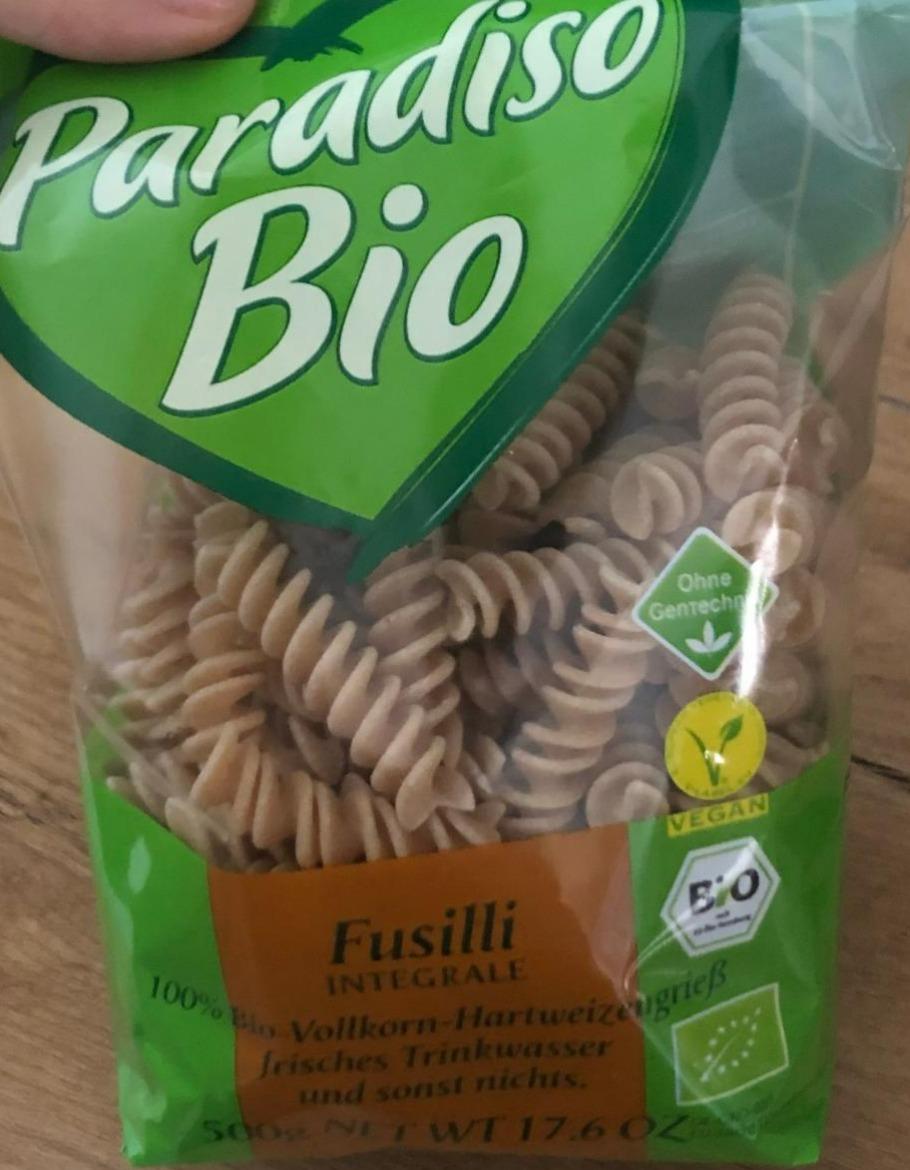 Fotografie - Paradiso Bio Fusilli integrale Zabler