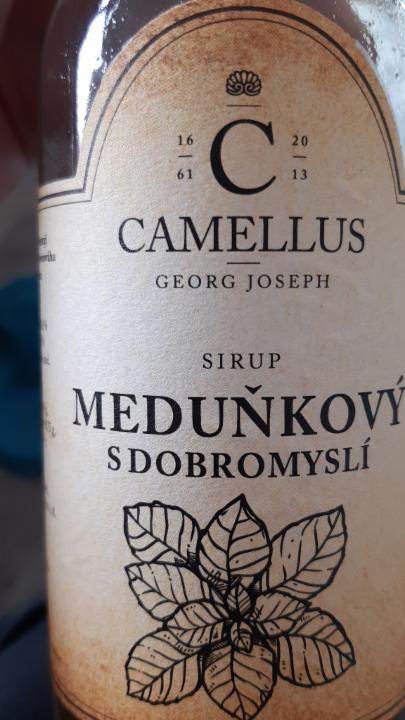 Fotografie - Sirup meduňkový s dobromyslí Camellus