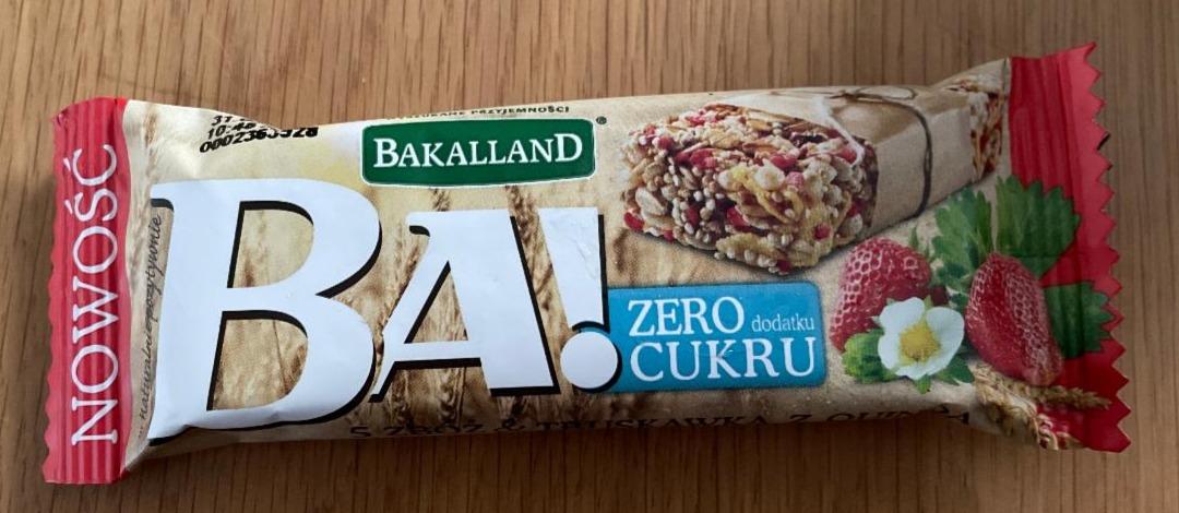 Fotografie - Ba! Energy Bar Strawberry&Quinoa Bakalland