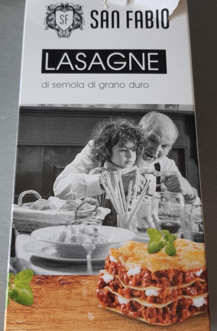 Fotografie - Lasagne di semola granule duro San Fabio