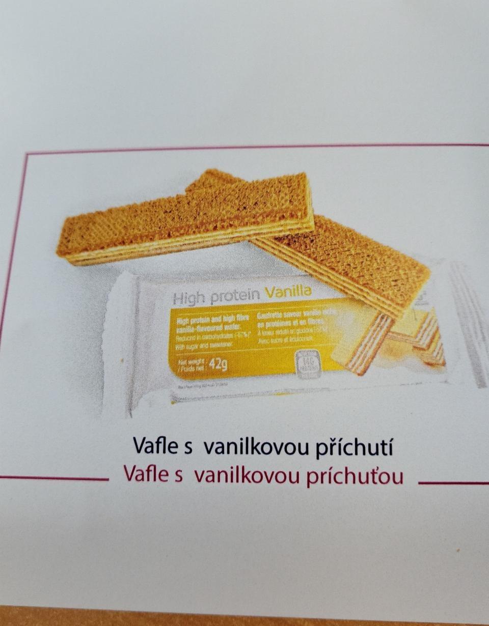 Fotografie - Vafle s vanilkovou příchutí Medidiet