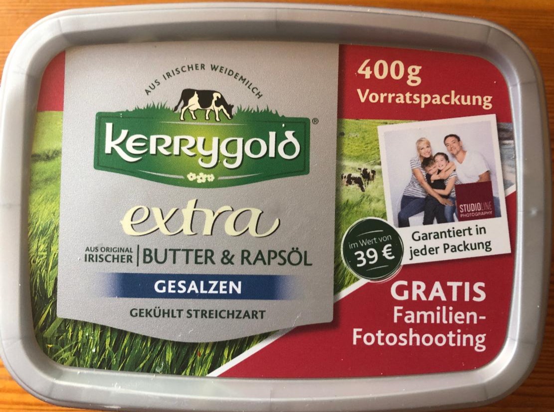 Fotografie - extra Butter & Rapsöl gesalzen Kerrygold