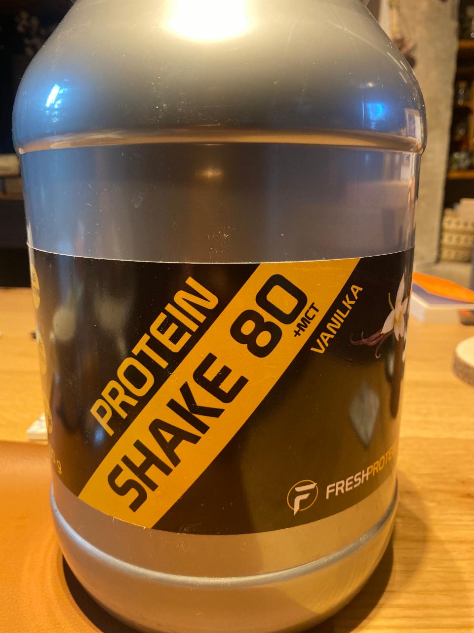 Fotografie - Protein shake 80+MCT vanilka Freshprotein