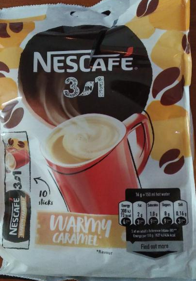 Fotografie - Nescafé 3v1 Warmy Caramel