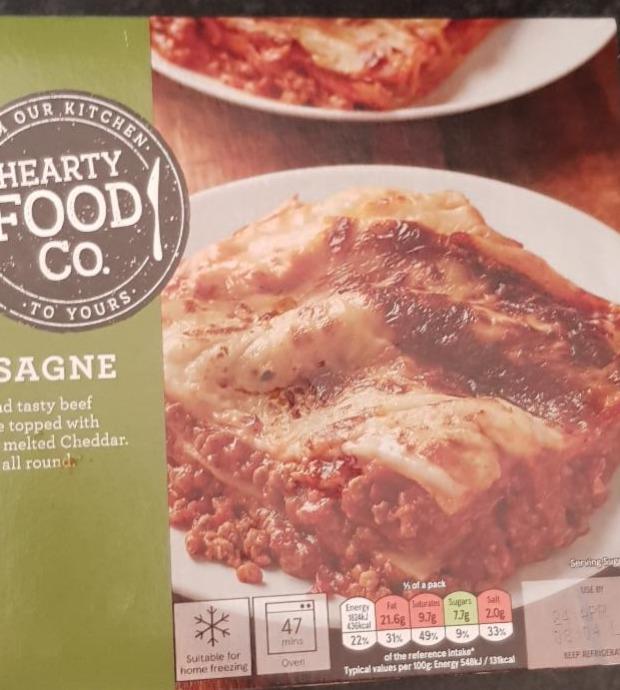 Fotografie - Lasagne Hearty Food Co.