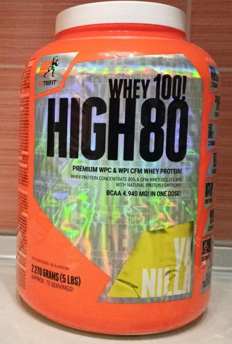 Fotografie - Whey 100! High 80 Vanilla Extrifit