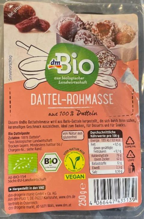 Fotografie - Dattel-Rohmasse dmBio