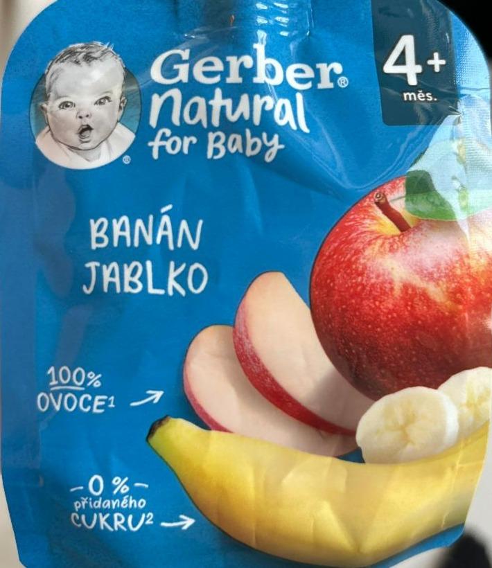 Fotografie - Natural for baby banán jablko Gerber