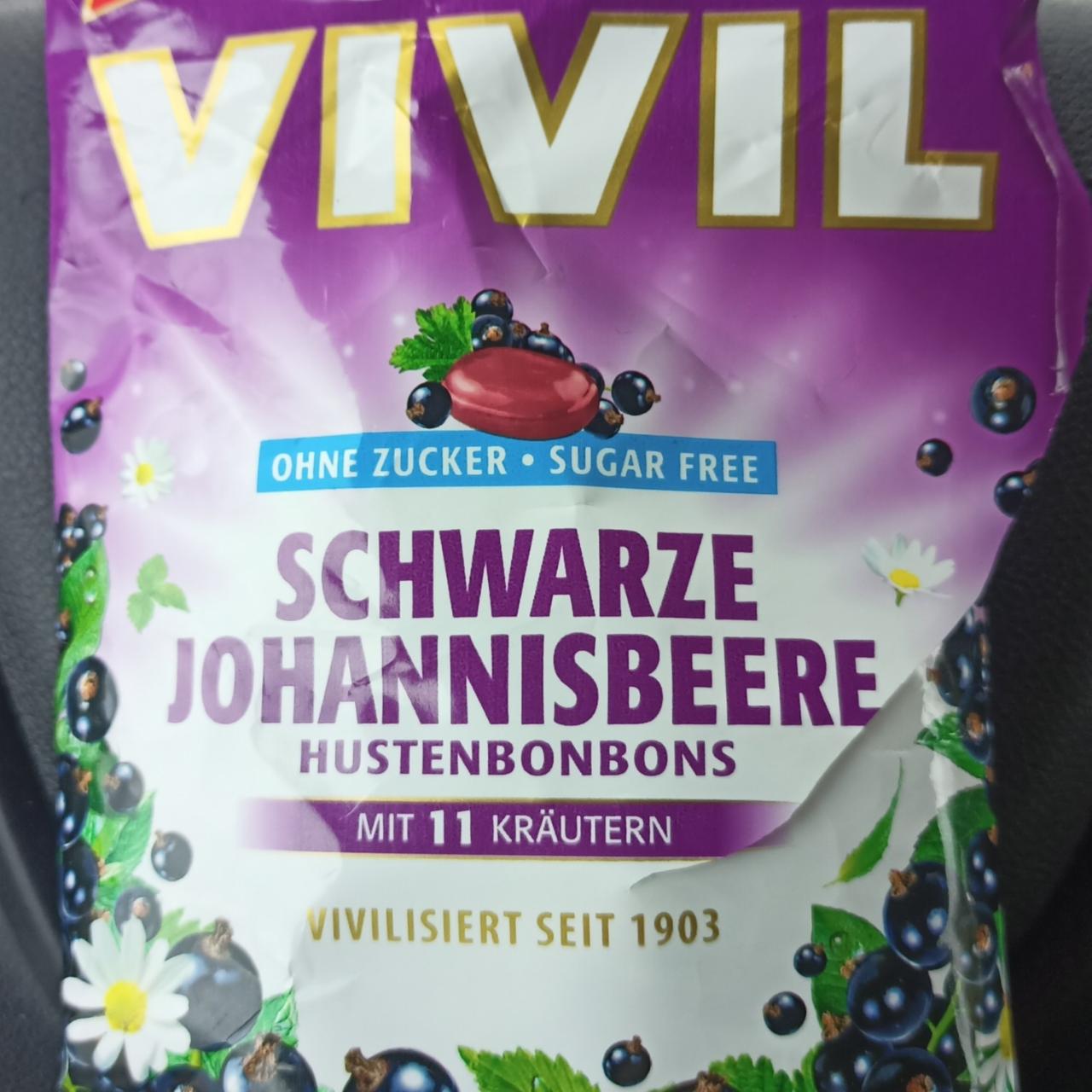 Fotografie - Schwarze Johannisbeere Hustenbonbons Vivil