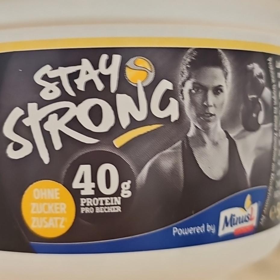 Fotografie - Stay strong Quark creme vanille MinusL