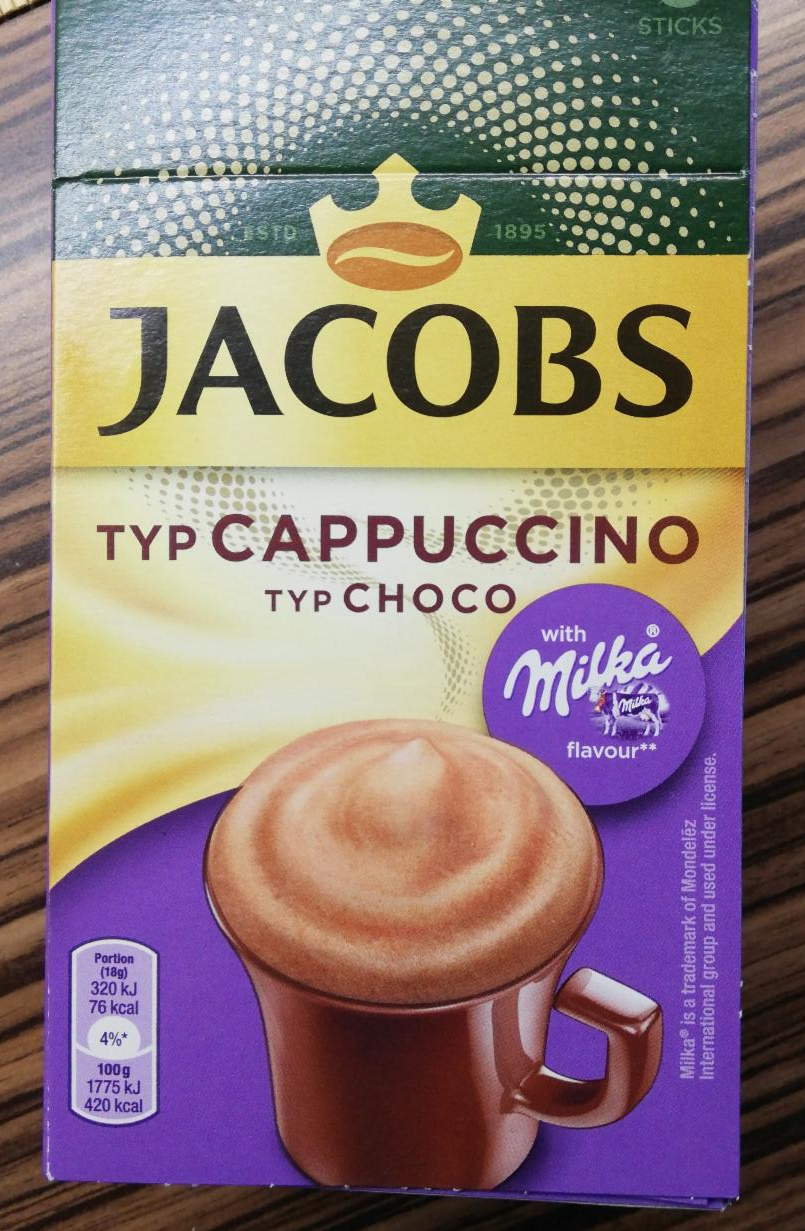 Fotografie - Jacobs Cappuccino typ choco Milka