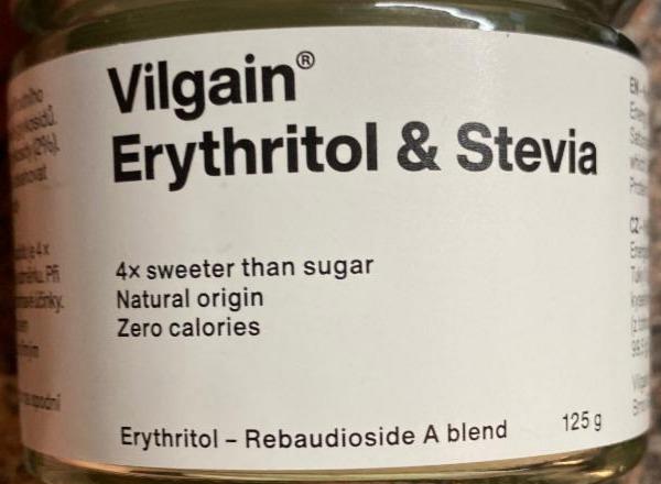 Fotografie - Erythritol & Stevia Vilgain