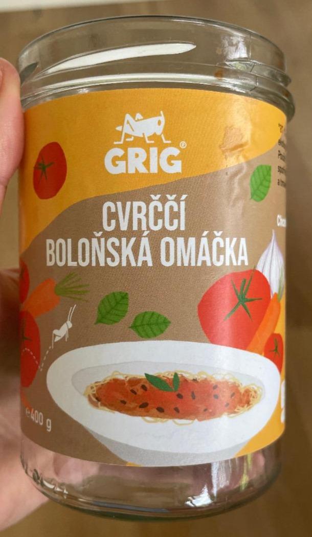 Fotografie - Cvrččí boloňská omáčka Grig