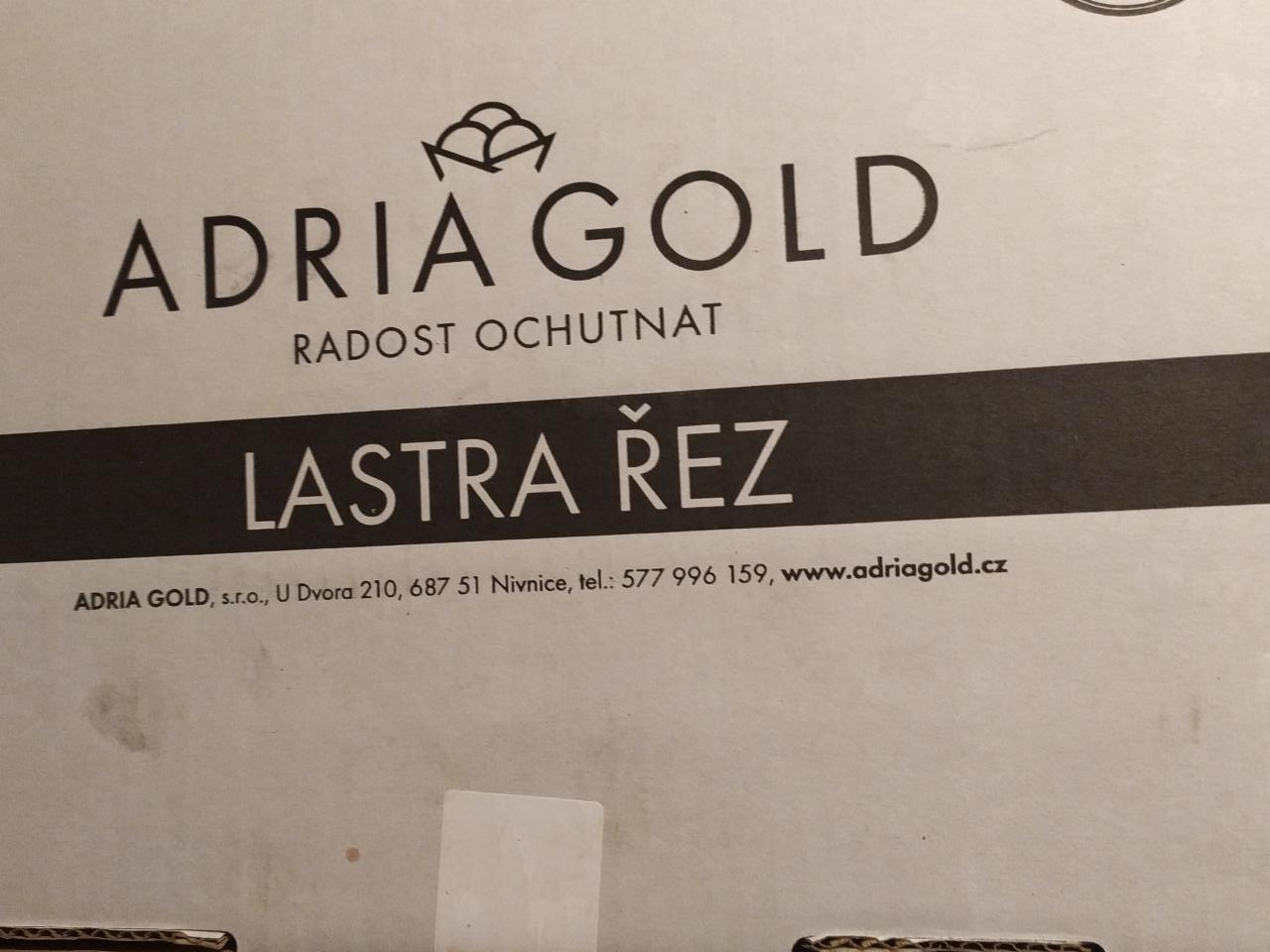 Fotografie - Lastra řez Toffifé Adria Gold