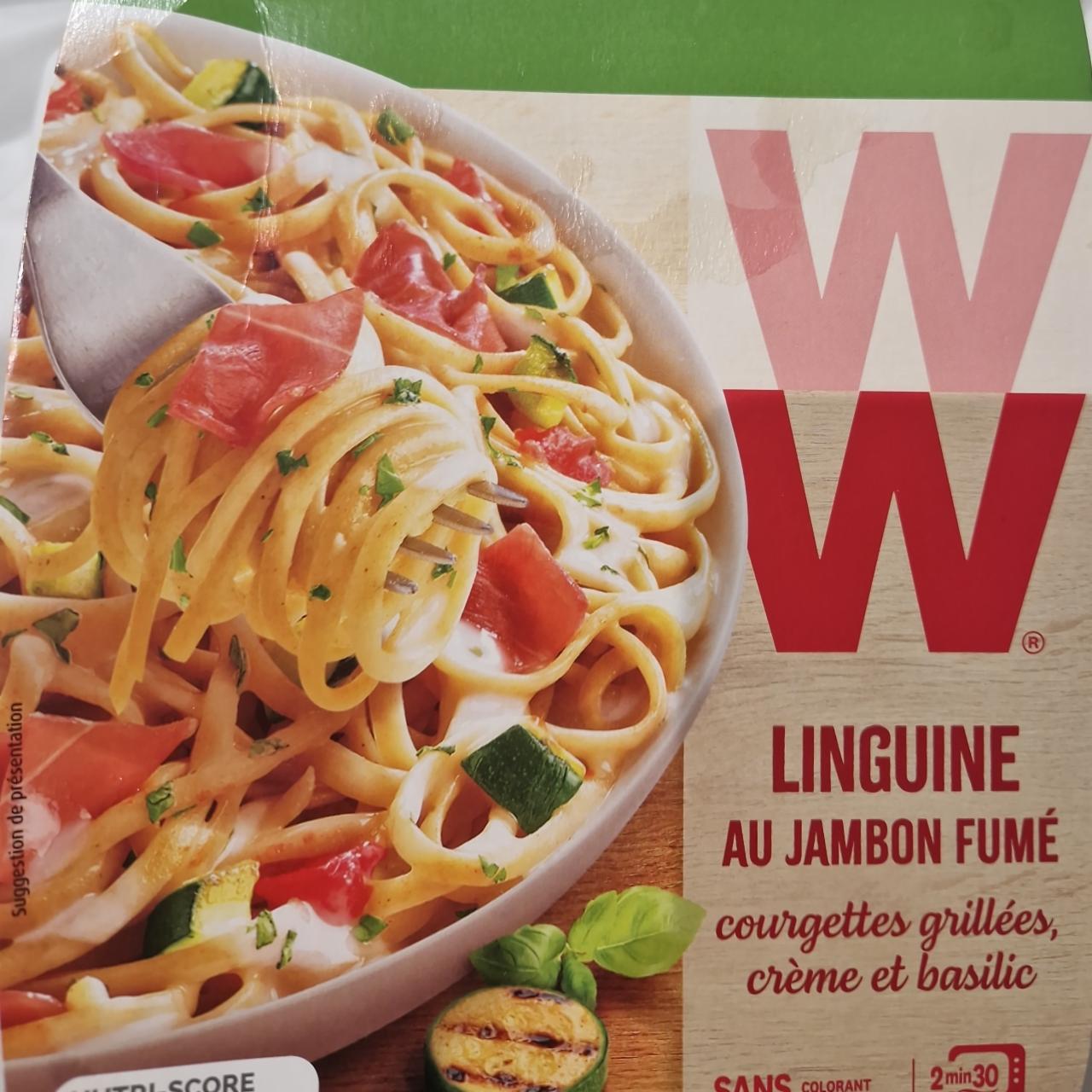 Fotografie - Linguine au jambon fumé WW