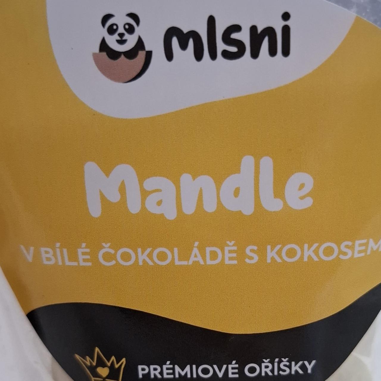 Fotografie - Mandle v bílé čokoládě s kokosem Mlsni