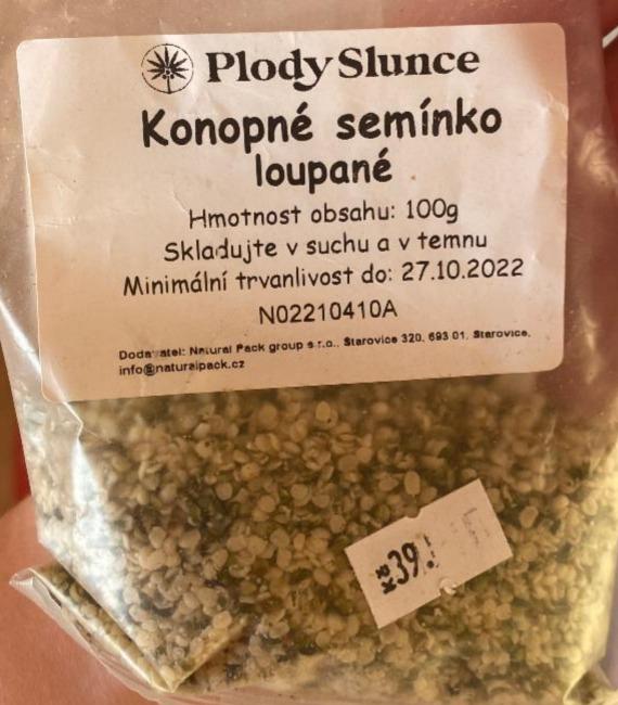 Fotografie - Konopné semínko koupané Plody slunce