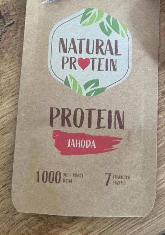 Fotografie - Protein Sport Jahoda Natural protein