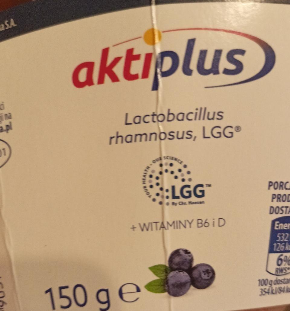 Fotografie - Aktiplus Lactobacillus rhamnosus Jagoda