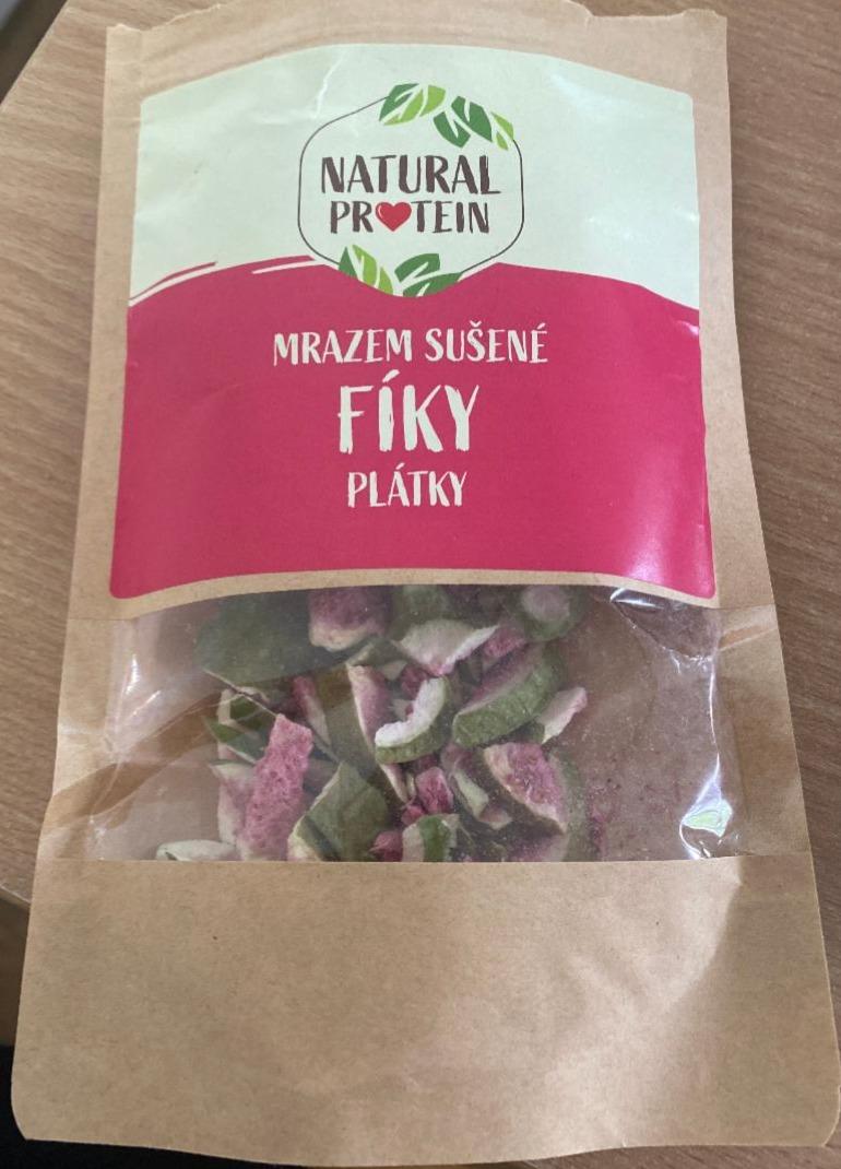 Fotografie - Mrazem sušené fíky plátky Natural protein