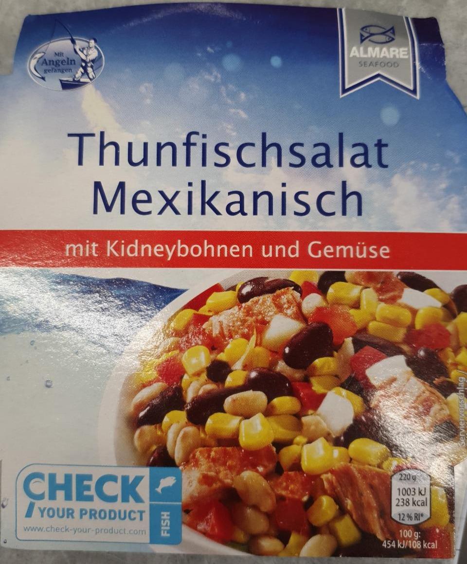 Fotografie - Thunfischsalat Mexikanisch mit kidneybohnen und Gemüse Almare Seafood