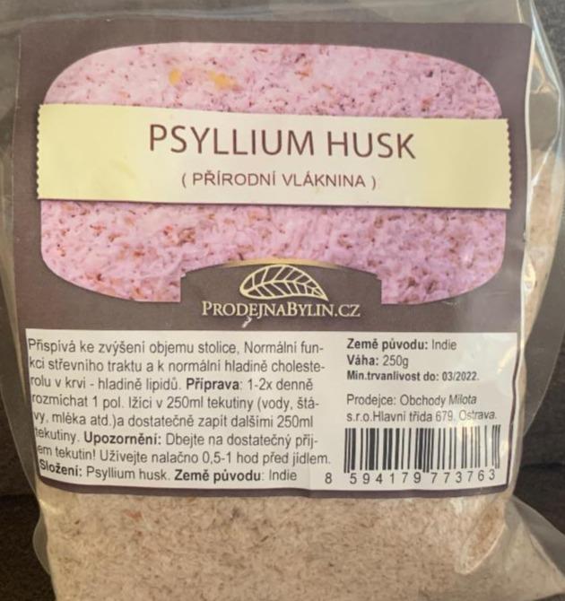 Fotografie - Psyllium husk přírodní vláknina