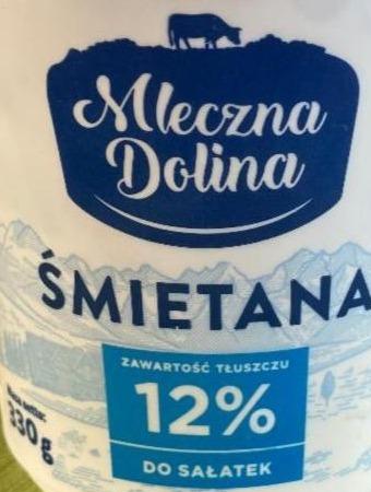 Fotografie - Śmietana 12% do sałatek Mleczna dolina