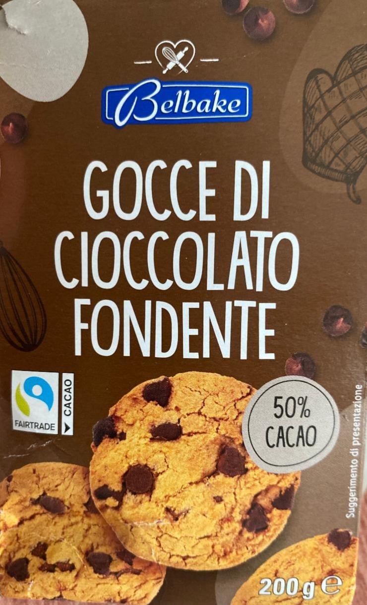 Fotografie - Gocce di cioccolato fondente 50% cacao Belbake