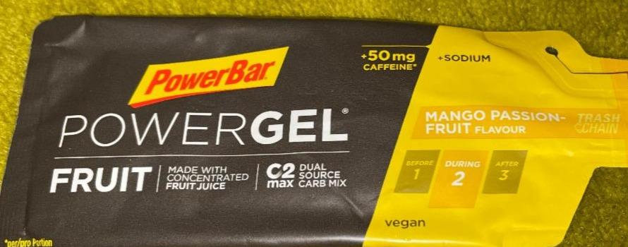 Fotografie - PowerGel Fruit Mango Passion Fruit PowerBar