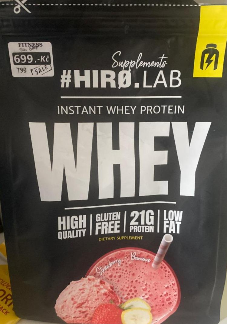 Fotografie - Instant whey protein Strawberry Banana Hero.Lab