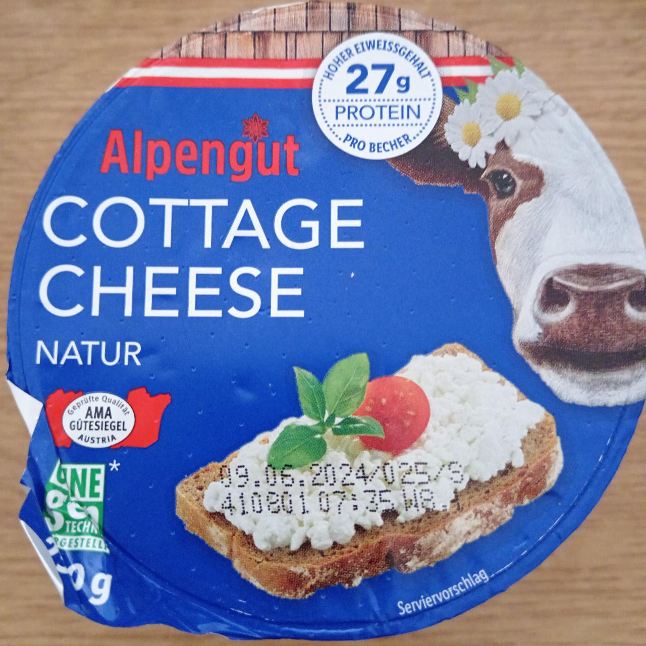 Fotografie - Cottage cheese Natur Alpengut