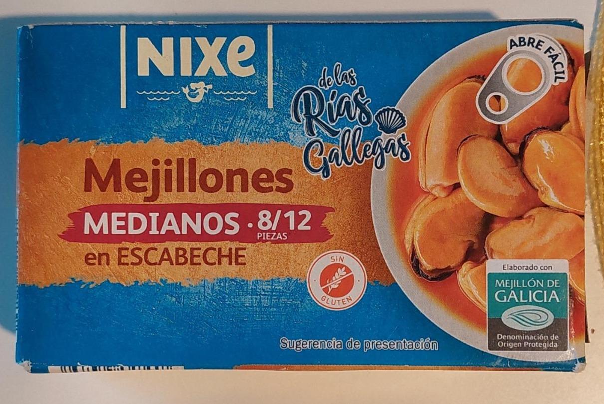 Fotografie - Mejillones Medianos en escabeche Nixe