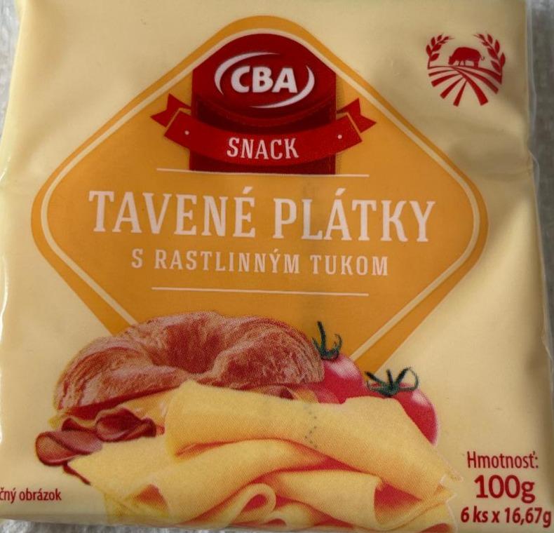 Fotografie - Tavené plátky s rostlinným tukem CBA Snack