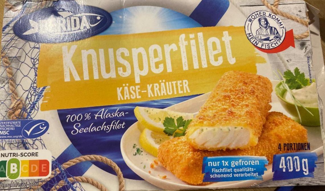 Fotografie - Knusperfilet käse-kräuter Berida