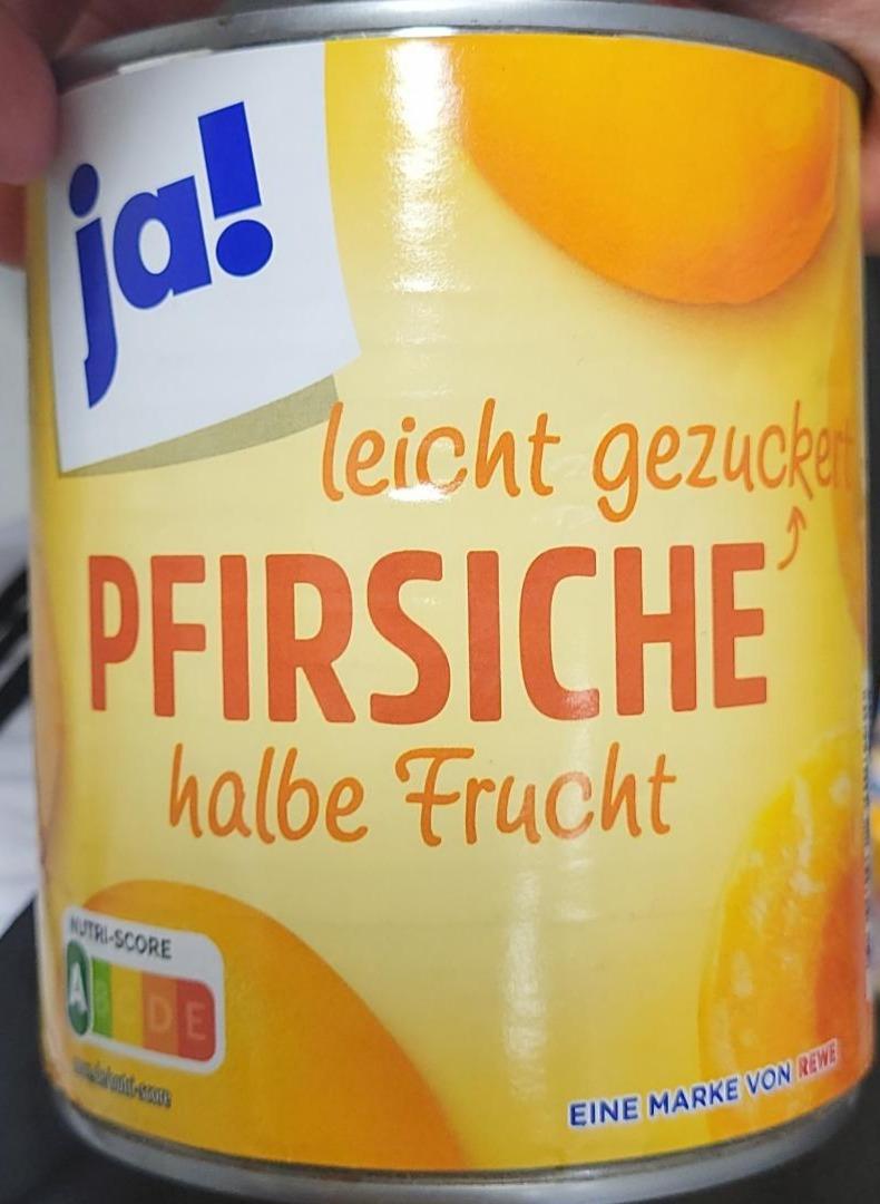 Fotografie - Pfirsiche halbe Frucht leicht gezuckert Ja!